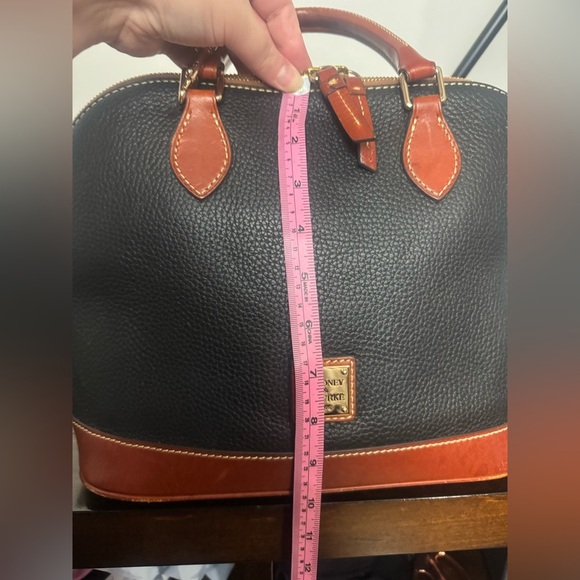 Dooney & Bourke Pebble Grain Zip Zip Satchel EUC - Picture 14 of 16